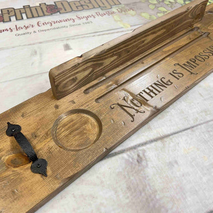 Indulge in Luxury: Personalized Bath Caddy for Ultimate Comfort image