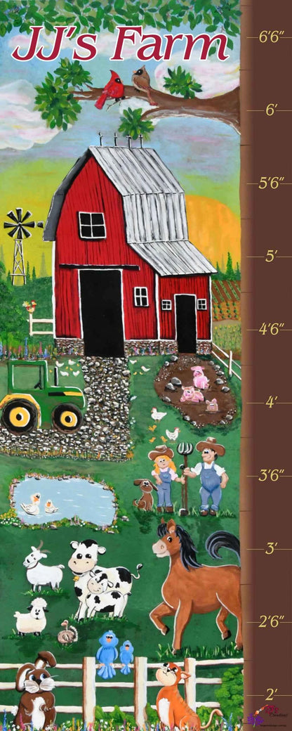 Custom Printed Canvas Growth Charts
