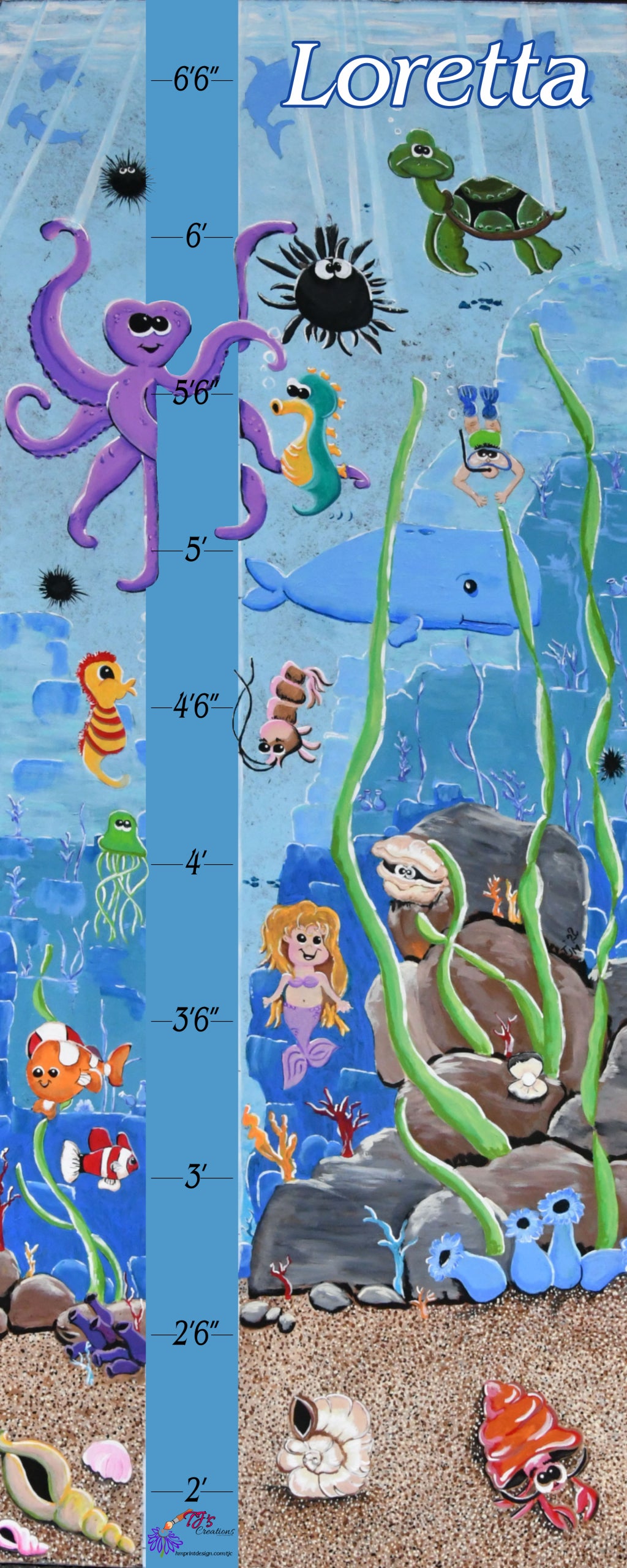 Custom Printed Canvas Growth Charts