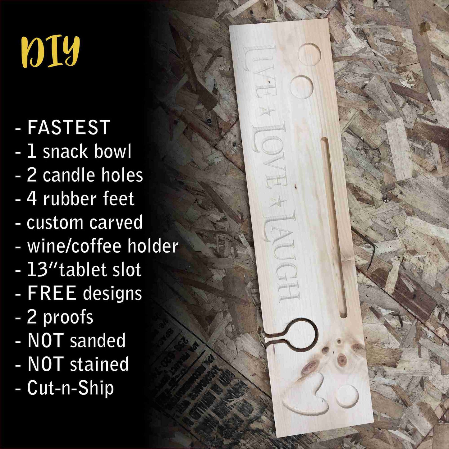 Indulge in Luxury: Personalized Bath Caddy for Ultimate Comfort image