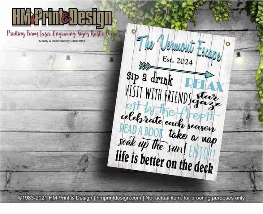 Deck Rules Sign - Weather Resistant - New image 4
