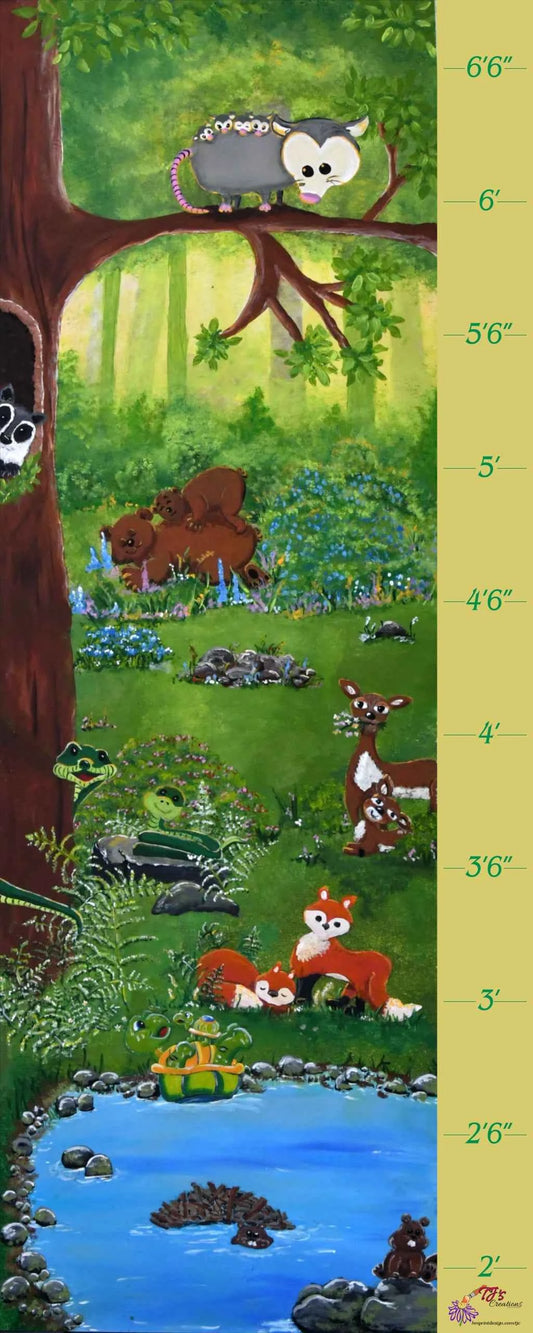Custom Printed Canvas Growth Charts