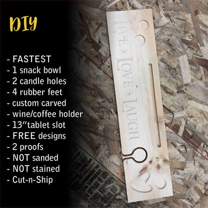 Indulge in Luxury: Personalized Bath Caddy for Ultimate Comfort image