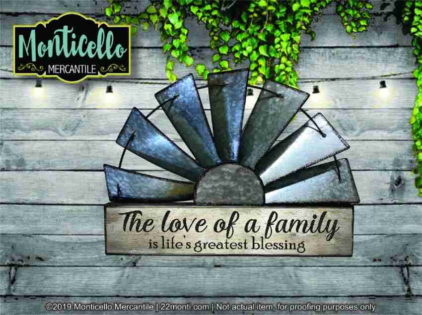 Half Windmill Sign : Beautifully Personalized Wood image 3