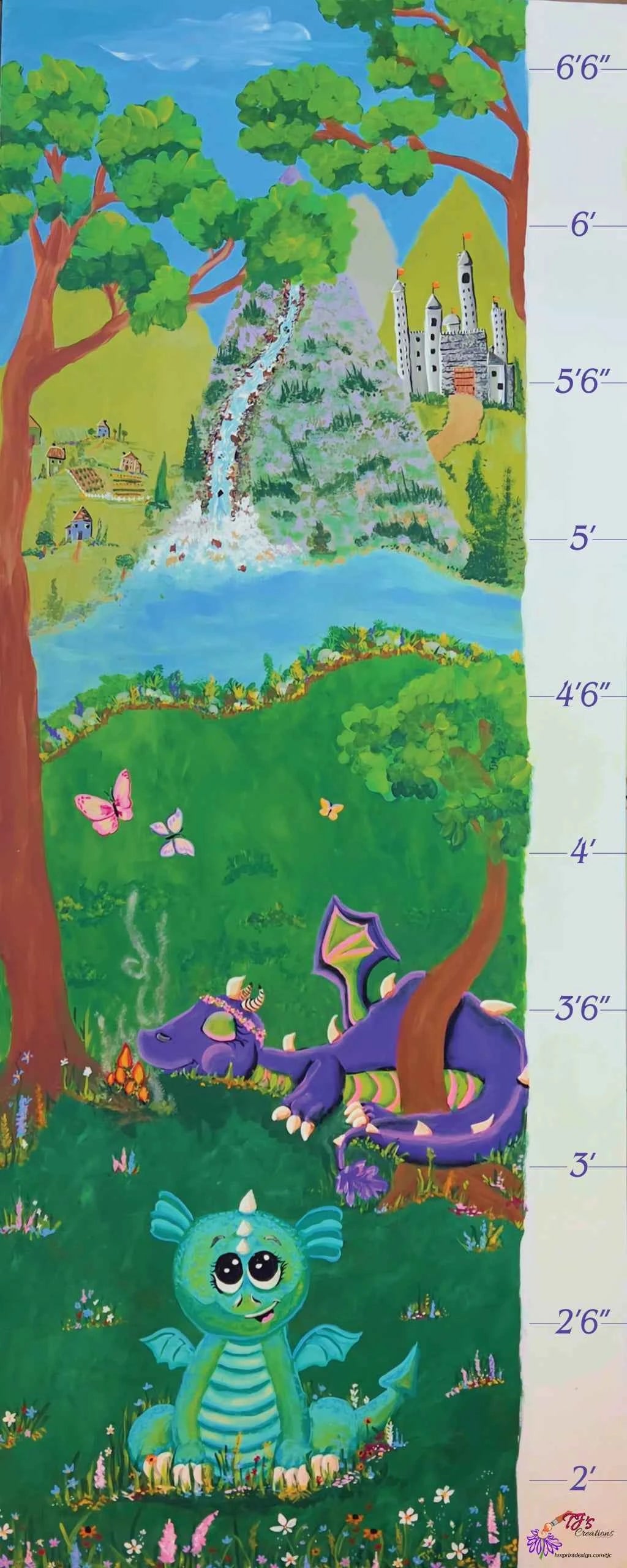 Custom Printed Canvas Growth Charts