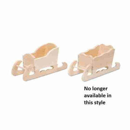 Awesome 1st Quality Pine Wood Sleighs - optional custom engraving