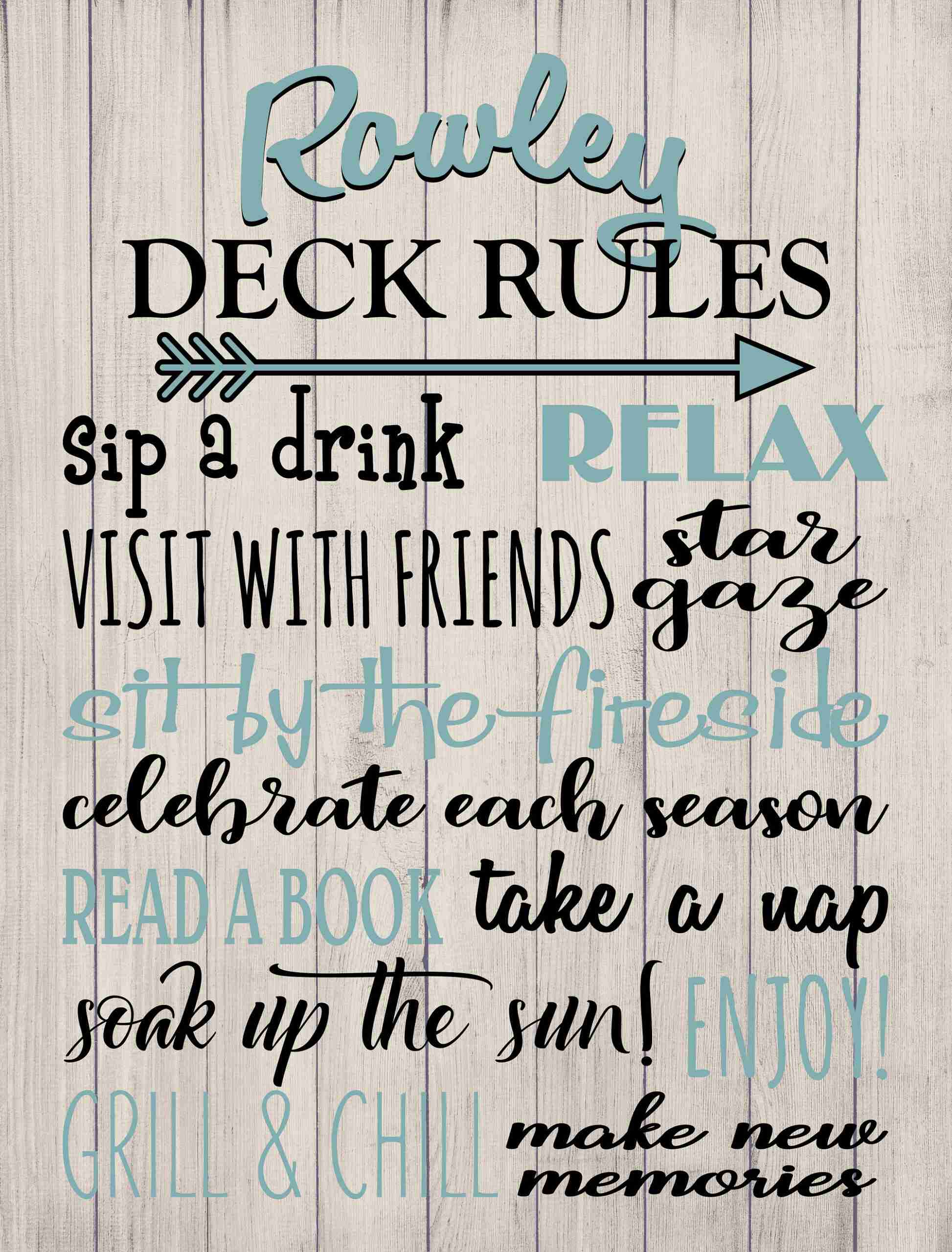 deck rules