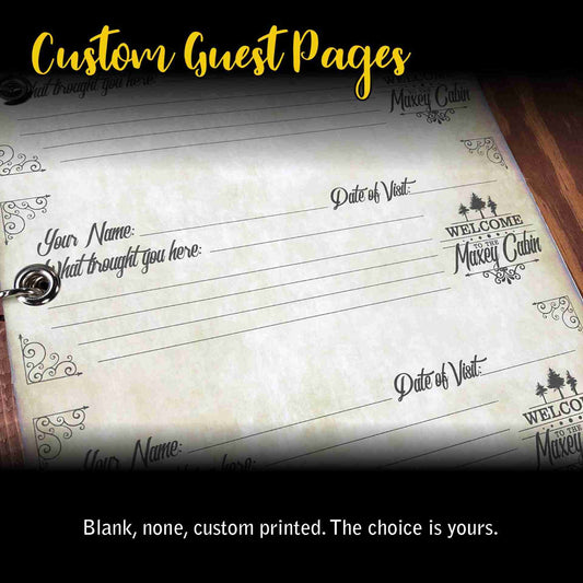 ADD-ON pages for Wedding Book or Our Best Guest Book