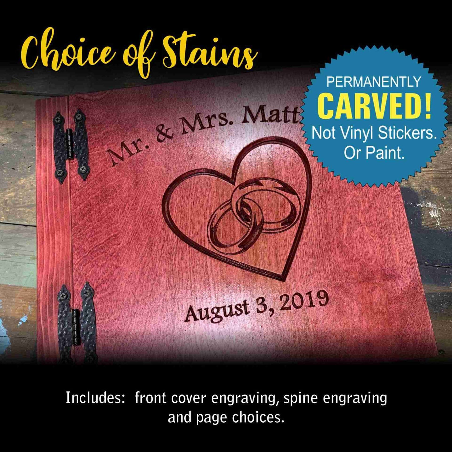 ADD-ON pages for Wedding Book or Our Best Guest Book